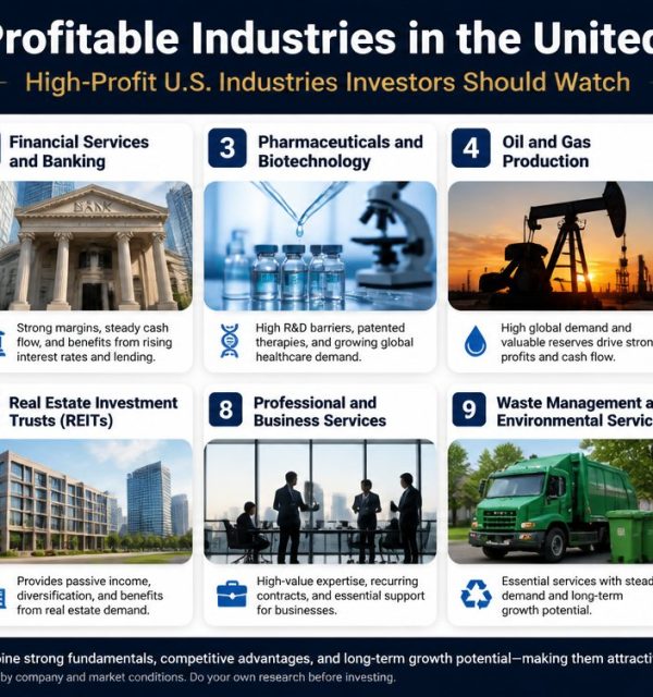Most Profitable Industries in the United States
